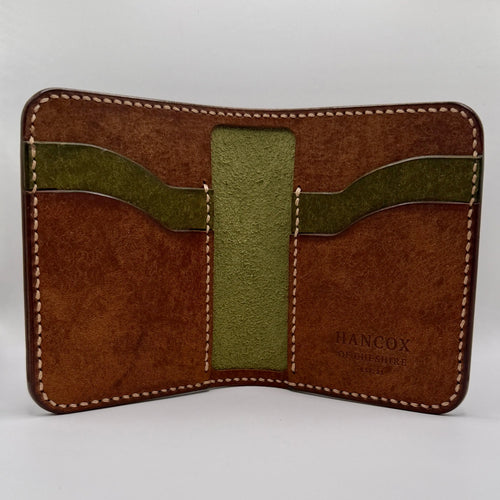 hand made leather card holder