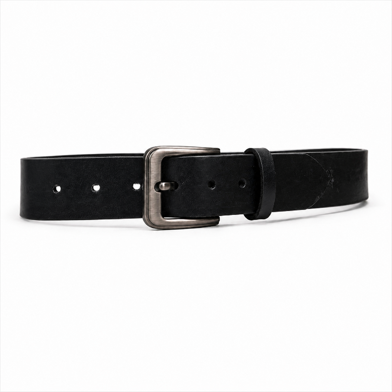 Handmade Black Leather Belt (38mm)